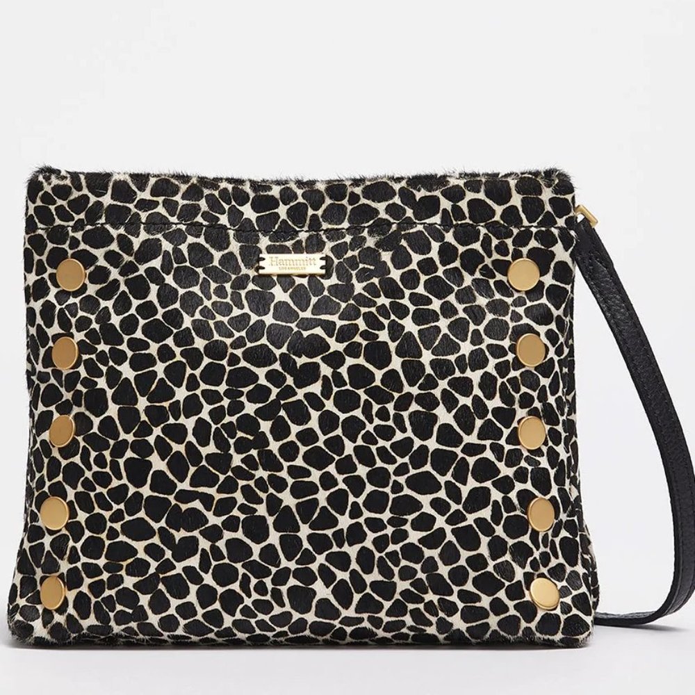 NWT New Hammitt Duke Crossbody Calf Hair Leather Retired Rare